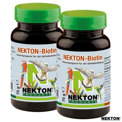 NEKTON-Biotin 2x75g Vitaminpräparat zur Gefiederbildung für Vögel