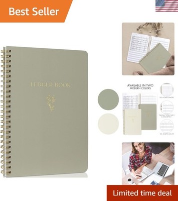 Stylish Income and Expense Log Book - Neatly Organize Your Finances Effortlessly