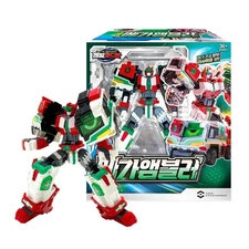 Metal Card Bot Mega Ambula Transformation Car Action Figure Toy