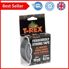 T Rex Ferociously Strong Waterproof Duct Tape 25mm x 9.1m - Heavy Duty Adhesive 0.44 per metre