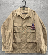 Propper International BDU Coat Men  s Large Regular Khaki Tan Combat Shirt NEW