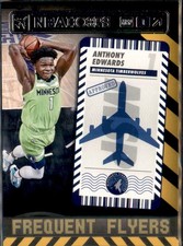 2021-22 Hoops Winter #7 Anthony Edwards Frequent Flyers