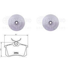 Disque de frein Renault R8