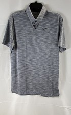 Nike Men's Dri-FIT Victory Golf Polo Shirt Gray Space Dye NWT Sz S