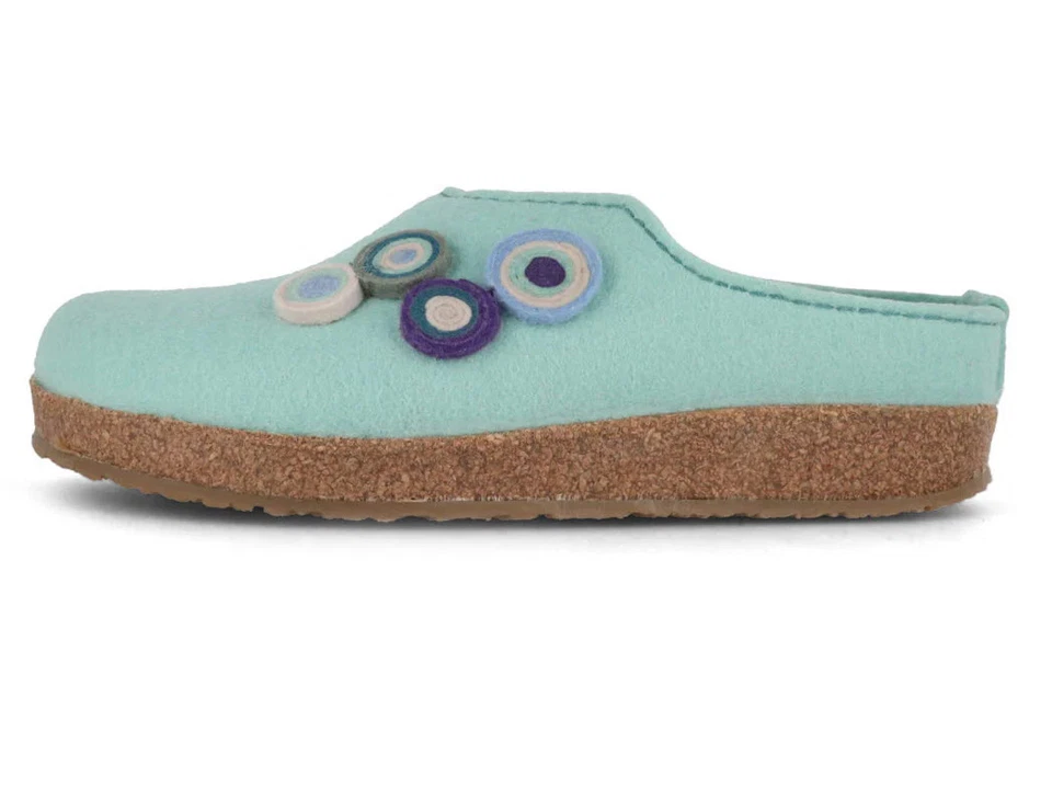 HAFLINGER Women Felt Clogs 'Grizzly Kanon', peppermint - Image 4 of 4
