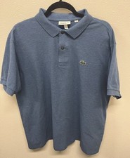 Lacoste Blue Short Sleeve Polo, Size XXL