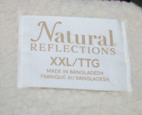 NATURAL REFLECTIONS XXL/TTG BUFFALO PLAID FLEECE LINED JACKET #561 - Picture 3 of 6