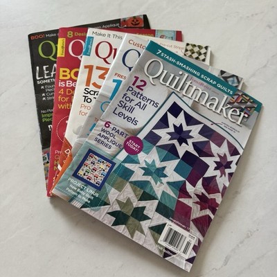 Lot Of 5 Fons & Porter Presents Quiltmaker Magazines | 2017