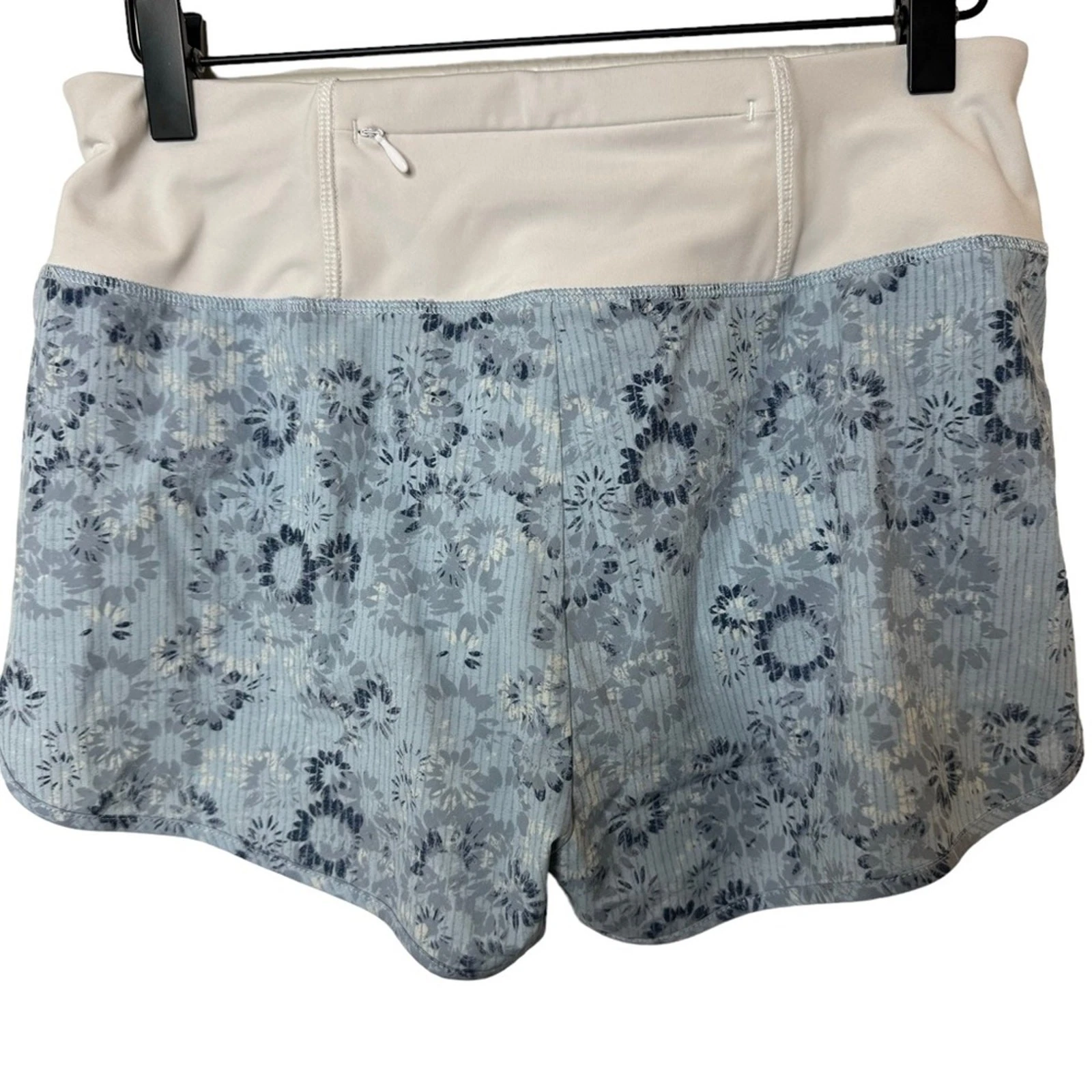 sweaty-betty time trial running floral shorts