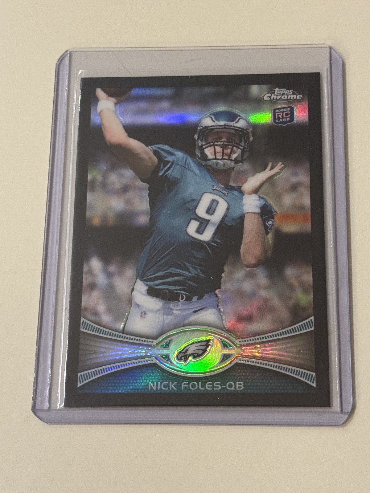 2012 Topps Chrome Nick Foles Rookie Black Refractor /299