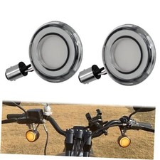 1157 Front LED Turn Signal Lights Running Blinker Fit for Harley Dyna Softail