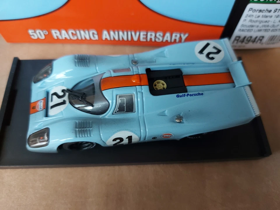 Brumm Porsche 917K #21 Rodriguez Kinnunen 24h Le Mans 1970 1/43 R494 (4999) - Immagine 2 di 4