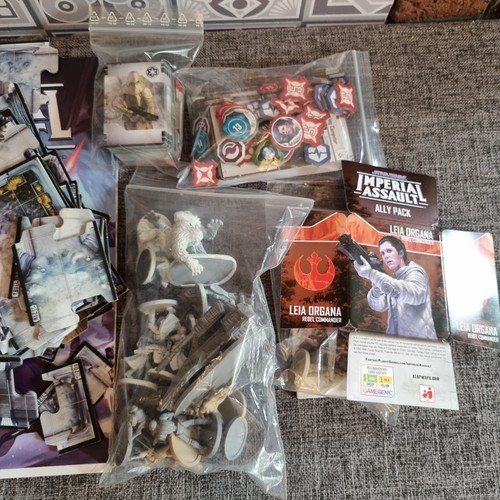 Star Wars: Imperial Assault - Return To Hoth Expansion with Leia Ally - No Box - Picture 3 of 6