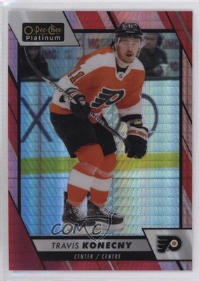 2023-24 O-Pee-Chee Platinum Red Prism 77/199 Travis Konecny #169 1j6p