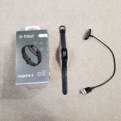 Fitbit Inspire 3 Heart Rate Monitor Health & Fitness Tracker Black