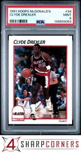 1991 HOOPS McDONALD'S #34 CLYDE DREXLER HOF POP 3 PSA 9