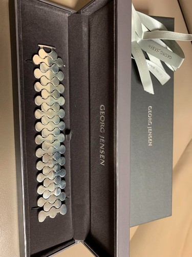 Bracciale Georg Jensen Collezione Archivio Nuovo Con Scatola E Card Jp - Foto 2 di 13