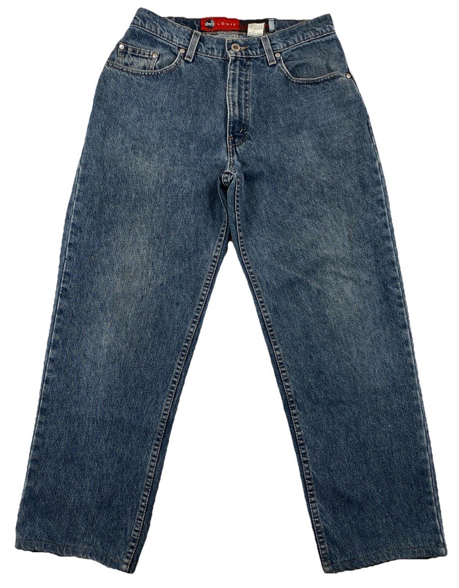 USA製 90s Levi's SilverTab Loose Fit Vintage 90's Levi's Silvertab Loose Blue Denim Jeans USA 31x30