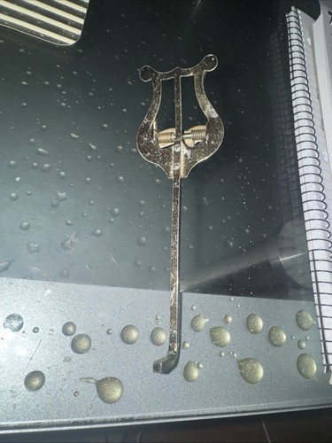 Vintage Lyre Music Sheet Music Clip Attachment Holder Marching Band