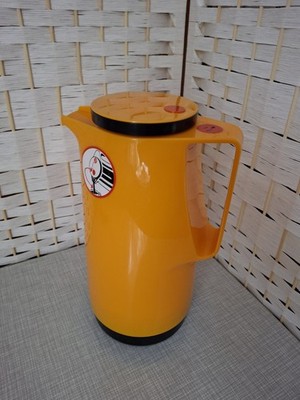 Retro Thermoskanne in Orange 60s 70s Dr. Zimmermann Busse Mid Century Vintage
