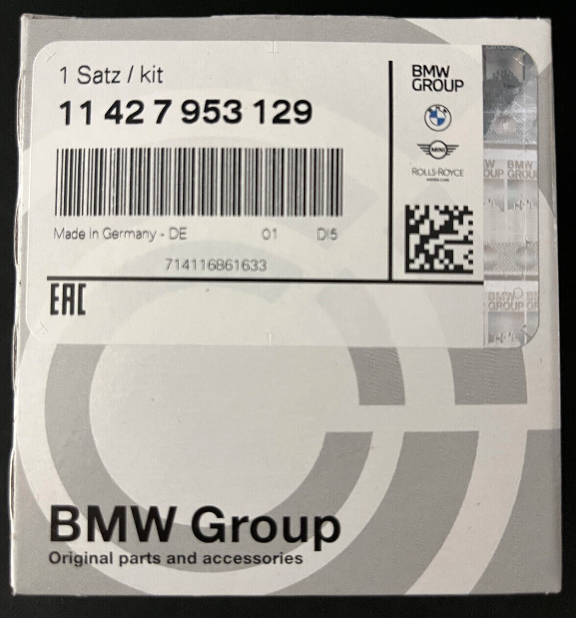 GEN FOR 2004-2019 BMW N54 Engine Oil Filter Element 11427953129 N51 N52 N53 N55