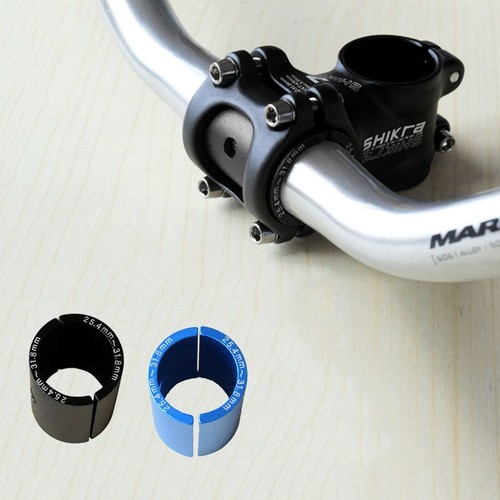 Stem Shim Handlebar Shim Bike Directly Buckled Aluminum Alloy Black/Blue - Picture 3 of 25