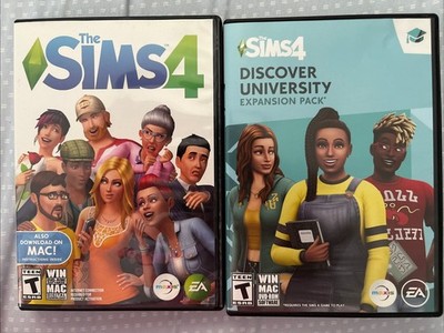The Sims 4 PC/Mac Compatible Disk with Discover University Expansion Pack