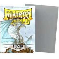 Dragon Shield - Silver Protective Card Sleeve...