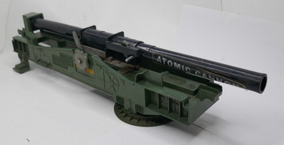 Ideal Vintage 1960 s Atomic Cannon Missile Launcher Gun Plastic Toy WORKS