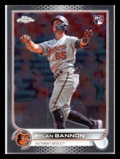 2022 Topps Chrome Update #USC148 Rylan Bannon Rookie Baltimore Orioles