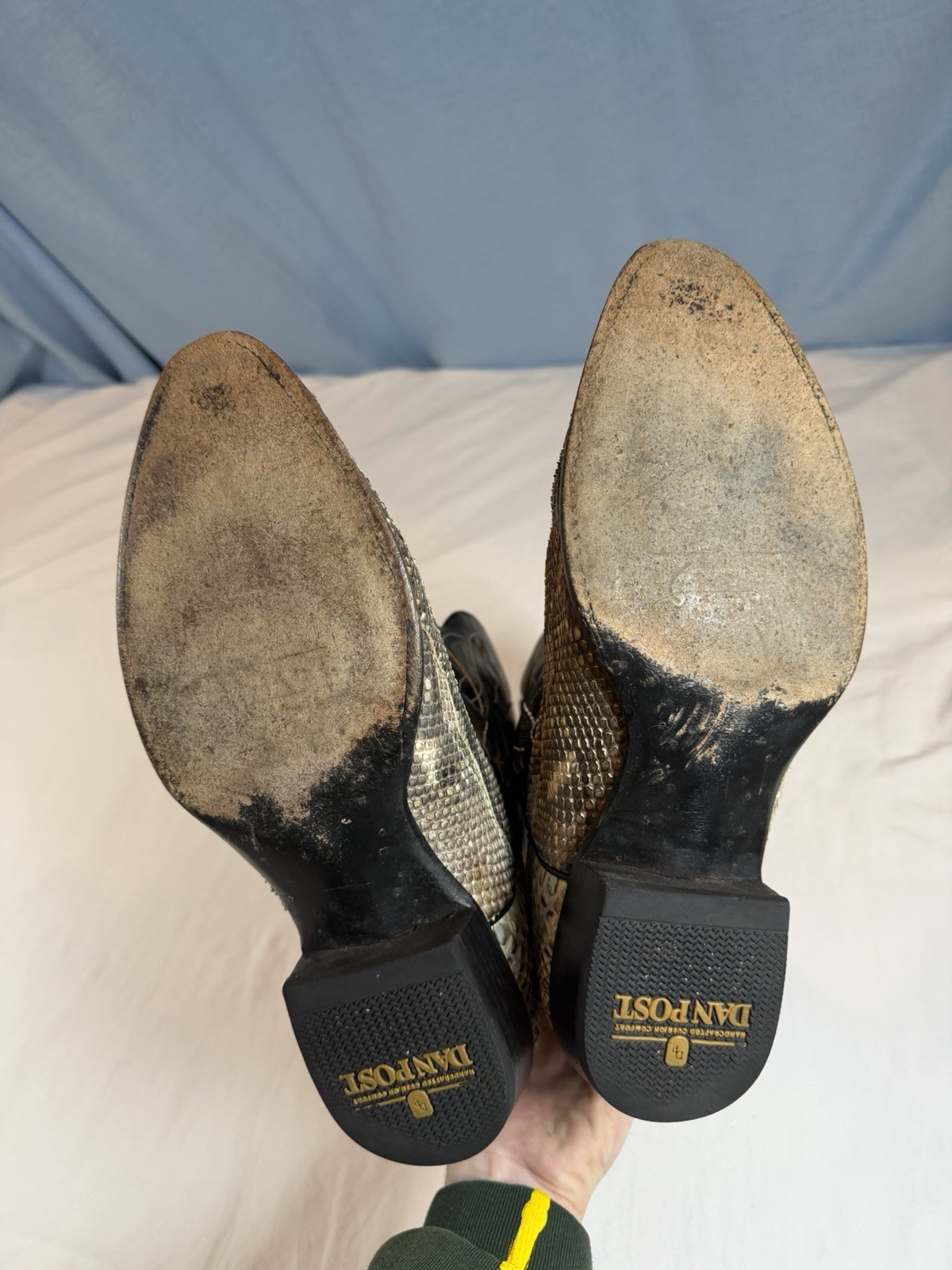 Dan Post Mens 12 Manning Python Cowboy Boots Genu… - image 16