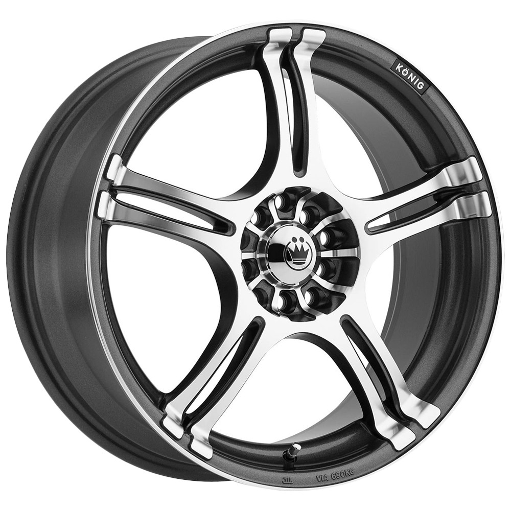 Konig Incident 13x5.5 8x100/114.3 ET38 Graphite main image 0