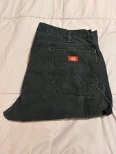 Dickies distressed washed black cargo pants