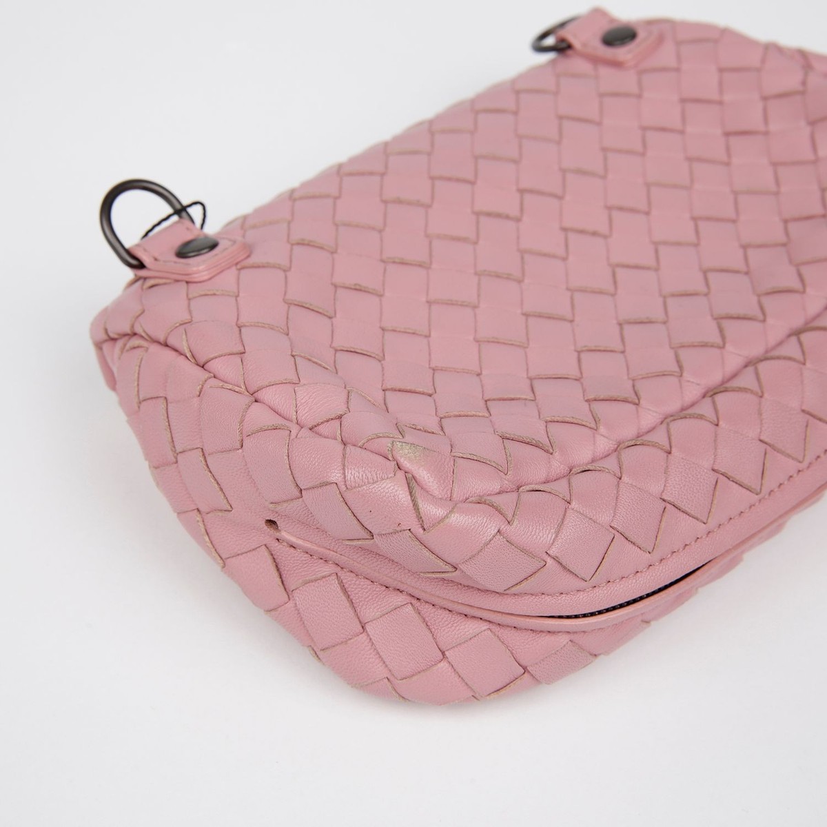 Bottega Veneta Intrecciato Mini Chain Shoulder and Crossbody