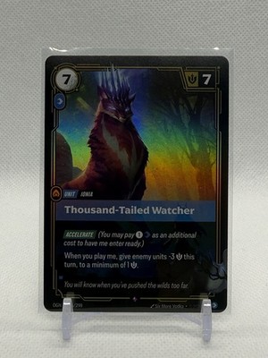 Thousand-Tailed Watcher 116/298 - Origins (OGN) Rare Holo Riftbound: LoL Card