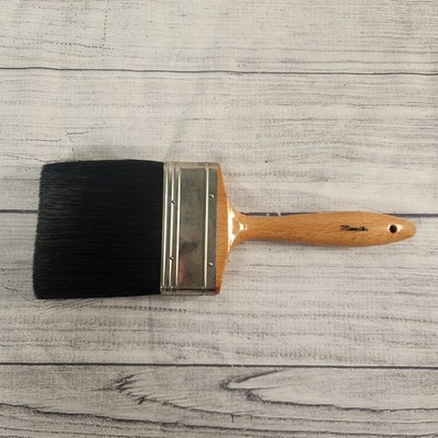 Maendler NYCS 17 Paint Brush 4 Inch Tynex Nylon Bristles Wood Handle USA