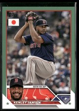 2023 Topps Japan Edition #37 Kenley Jansen Jade Green #/75