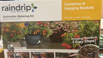Raindrip R560DP Container & Hanging Basket Automatic Watering Kit with Timer