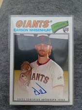 2026 TOPPS HERITAGE REAL ONE AUTOGRAPHS CWH CARSON WHISENHUNT