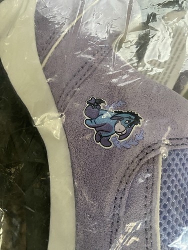 NIP Disney Store Lavender Eeyore Ladies Tennis Shoes Purple Athletic Sneakers - Foto 3 di 10