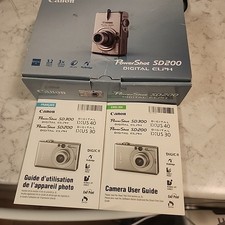 BOX ONLY Canon PowerShot SD200 ELPH Digital Camera 3.2MP Auto-Focus 3x Zoom