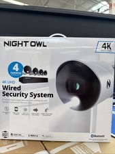 Night Owl UHD 1TB HDD 8 Channel Bluetooth Camera System - White WM-BTD881-4LSA 
