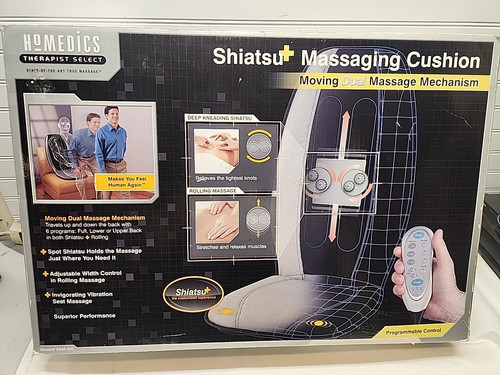 SCHÖNES HoMedics SBM-300 Therapist Select Shiatsu Rückenmassagesessel Kissen mit Wärme - Bild 1 von 8