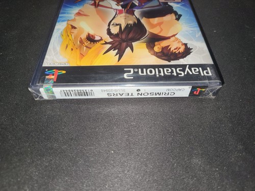 Crimson Tears Capcom Spike Etiqueta Negra Sony Playstation 2 PS2 ¡NUEVO SELLADO! - Imagen 11 de 12