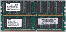 512MB 2x256MB PC-2700 DDR-333 SAMSUNG M368L3223FTN-CB3 Ram Kit DDR1 IBM 33L3307
