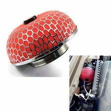 3in Mushroom Air Filter 76mm Inlet High Flow Oil Free Red