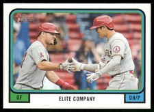Elite Company 2022 Topps Heritage Combo Cards #CC-2 Los Angeles Angels
