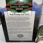 Anheuser Busch Budweiser Animal Families Series WOLF Family Lair Stein CS368‼️ — photo 9