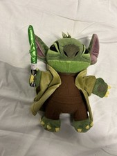 Star Wars Stitch Plush Yoda Jedi Plush Stuffed Animal Disney Parks Exclusive