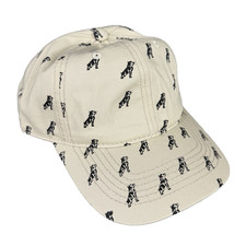 Mack Trucks Hat Cap Snapback Khaki Bulldog Logo All Over Print Adjustable Cotton